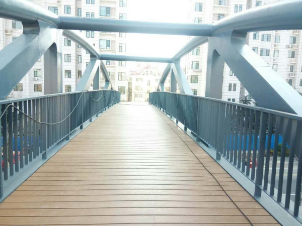 烟台天桥通道木塑地板